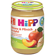 Bio Banane/Pfirsich in Apfel 190 g