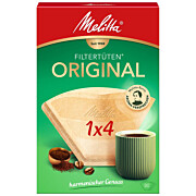 Kaffeefilter 1x4 ungebleicht 80 Stk