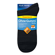 Hr.Ohne Gummi Socke 39-46 DP 2 Stk