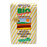 Bio Weizen Vollkorn Mehl 1 kg