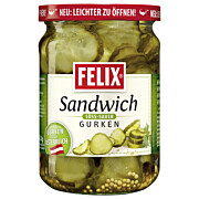 Sandwichgurken süß-sauer 580 ml