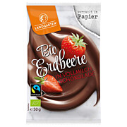 Bio Erdbeer in Vollmilchschokolade 50 g