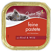 Katze Pastete Rind & Wild  100 g