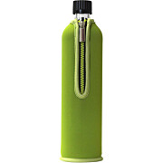 Glasflasche +Neoprenbezug grün 500 ml
