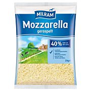 Mozzarella geraspelt 40% F.i.T 2 kg