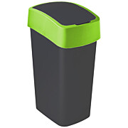 Abfallbehälter schwarz/grün50l