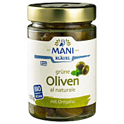 Bio Grüne Oliven al naturale 205 g