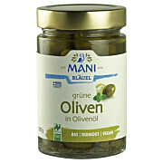 Bio Grüne Oliven in Olivenöl 280 g