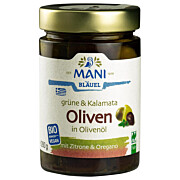 Bio Gemischte Oliven in Olivenöl 280 g