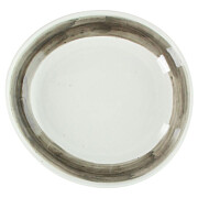 B-Rush Grey Teller tief oval 21x19,5 cm