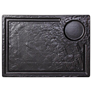 Vulcania Black Platte 33x24 cm