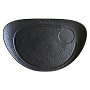 Vulcania Black Platte oval  37x25 cm