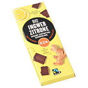 Bio Schokolade Comp.Ingwer Zitrone 50 g