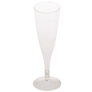 Sektglas glasklar mit Steckfuß 27 Stk
