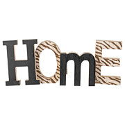 Aufsteller Holz Home Zebra  