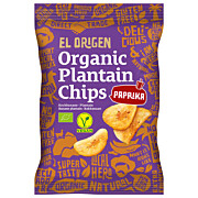 Bio Kochbananen Chips mit Paprika 80 g