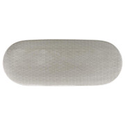 Scope Glow Grey Platte oval 46x18 cm