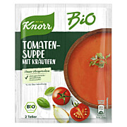 Bio Tomatensuppe mit Kräutern