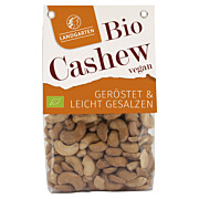 Bio Cashews geröstet, gesalzen 160 g