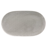 Scope Glow Grey Platte oval 23x15 cm