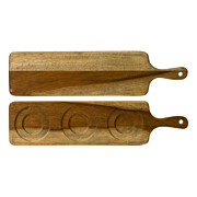 Wood Holzplatte mit Griff 46,5x12 cm