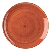Stonecast Teller coup orange ø26 cm