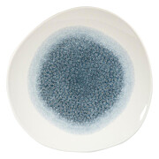 Raku Teller topaz blue ø28,8 cm