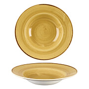 Stonecast Teller tief mustard ø24 cm