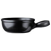 Fondue Caquelon schwarz   ø24 cm