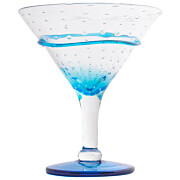 Eisglas klar/blau    45 cl