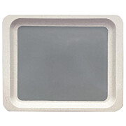 Tablett grau rutschfest 32,5x26 cm