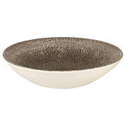 Raku Teller tief quartz   ø18,2 cm