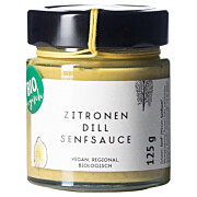 Bio Zitronen Dill Senfsauce 125 g