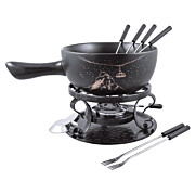 Gruyere Keramik Fondue Set  34x23,7 cm