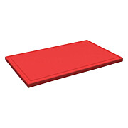 PH-Brett mit Saftrille rot 40x30 cm