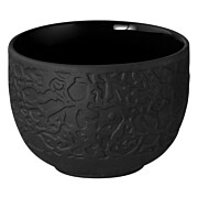 Nori Dipschale relief schwarz ø7,2 cm
