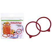 Einkochringe rot 94x108mm 10 Stk
