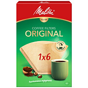 Kaffeefilter 1x6 ungebleicht 40 Stk