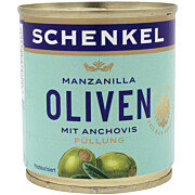 Manzanilla Oliven mit Anchovis 200 g