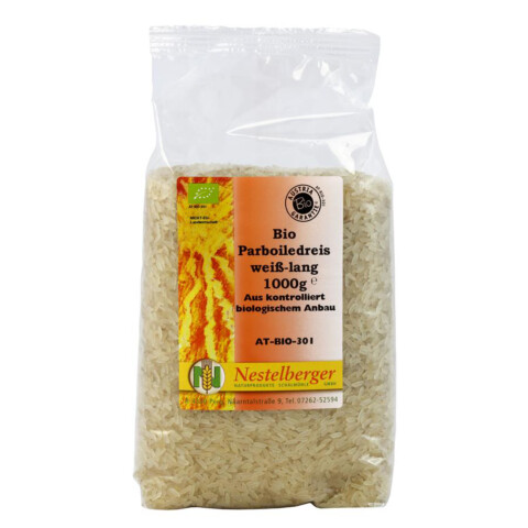 Bio Parboiled Reis weiß lang 1 kg