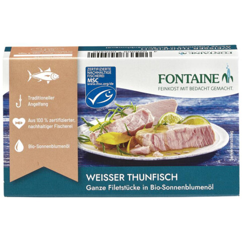 Thunfisch weiß in Sonnenbl.-Öl 120 g