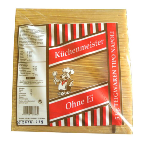 Küchenmeister Spaghetti kurz 5 kg