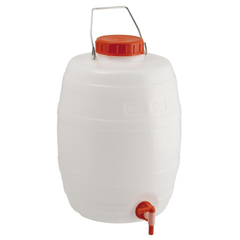 Fass weiss mit Hahn 20 l