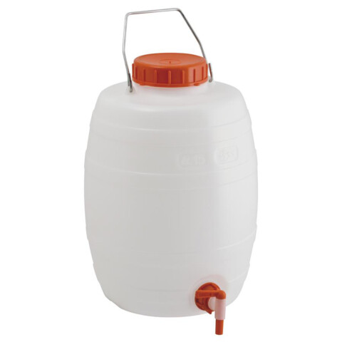 Fass weiss mit Hahn  15 l