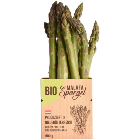 Bio Spargel grün im Bund  AT 500 g