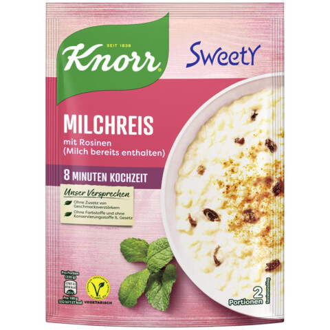 Milchreis mit Rosinen