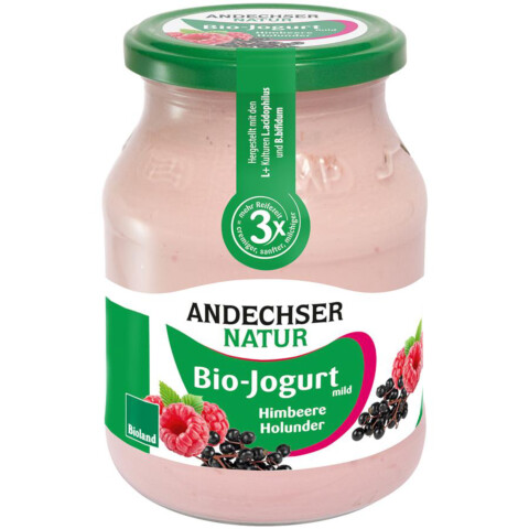 Bio Jogurt Himbeer-Holunder MW 500 g