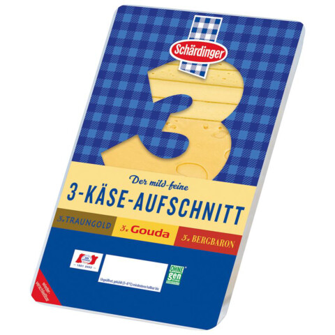 3-Käse-Aufschnitt 45% F.i.T. 150 g