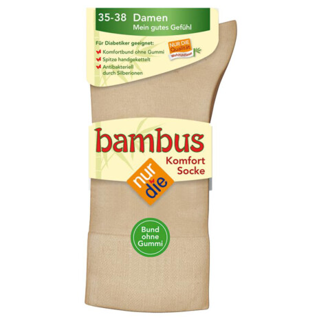 Da.Bambus Komfort Socke 35-42  1 Pkg