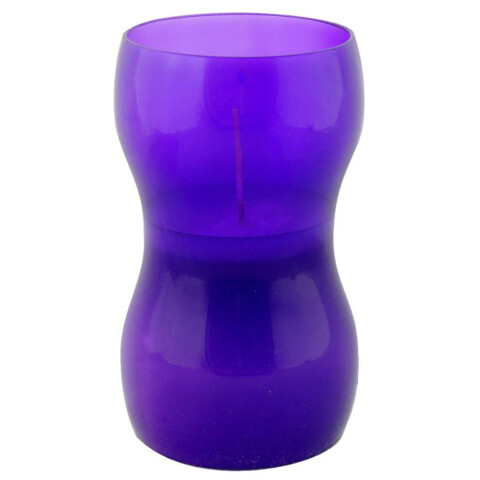 Partycandle 'wave' aubergine 1 Stk